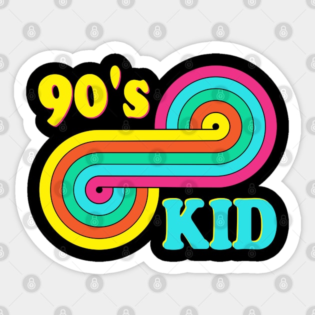 90s Party Outfit For Men, 90s Costume Women Girls | 90's Kid Sticker by auviba-design